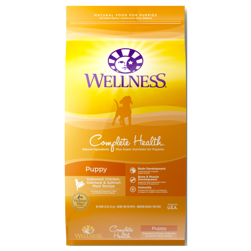 Wellness Complete Health, Dog Dry Food, Puppy, Deboned Chicken, Oatmea