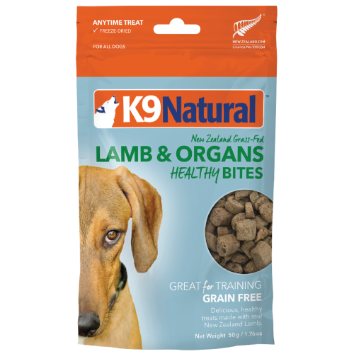 K9 Natural, Dog Treats, Freeze Dried, Healthy Bites, Lamb