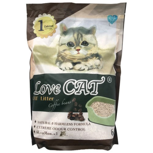 Love Cat, Cat Hygiene, Litter, Tofu, Coffee