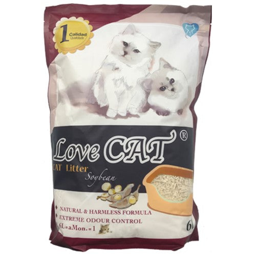 Love Cat, Cat Hygiene, Litter, Tofu, Soybean