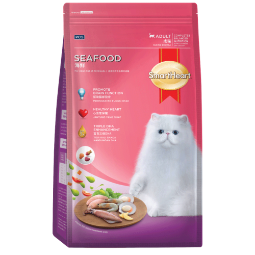 SmartHeart, Cat Dry Food, Seafood (2 Sizes)
