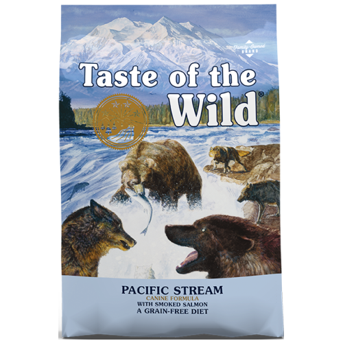 Taste of the Wild, Dog Dry Food, Pacific Stream, Smoked Salmon (3 Sizes)