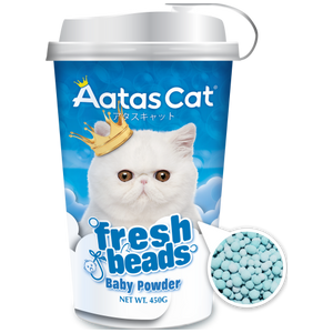 Aatas Cat, Cat Hygiene, Litter, Fresh Beads, Baby Powder, 2 for $9.80