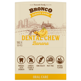 Bronco, Dog Hygiene, Oral & Dental Care, Dental Chew, Banana (By Carton)