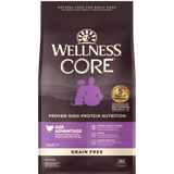 Wellness Core, Dog Dry Food, Grain Free, Age Advantage, Deboned Turkey, Turkey & Chicken Meal (3 Sizes)