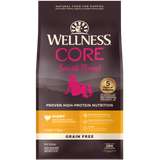 Wellness Core, Dog Dry Food, Grain Free, Small Breed, Puppy, Deboned Turkey, Turkey & Salmon Meal (2 Sizes)
