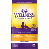 Wellness Complete Health, Dog Dry Food, Grain Free, Puppy, Deboned Chicken, Chicken & Salmon Meal (2 Sizes)
