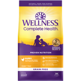 Wellness Complete Health, Dog Dry Food, Grain Free, Puppy, Deboned Chicken, Chicken & Salmon Meal (2 Sizes)
