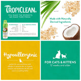 TropiClean, Cat Hygiene, Shampoos & Conditioners, HypoAllergenic Gentle Coconut Shampoo