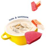 Moochie, Cat Wet Food, Creamy Broths, Tuna & Kanikama (By Carton)