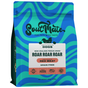 SoulMate, Dog Food, Freeze Dried, Grain Free, Roar Roar Roar, High Country Red Meat (2 Sizes)