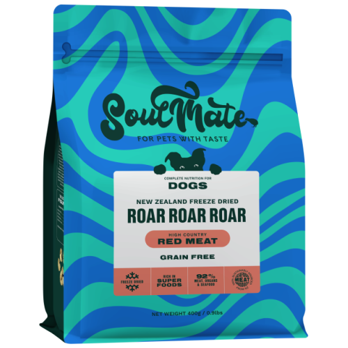 SoulMate, Dog Food, Freeze Dried, Grain Free, Roar Roar Roar, High Country Red Meat (2 Sizes)