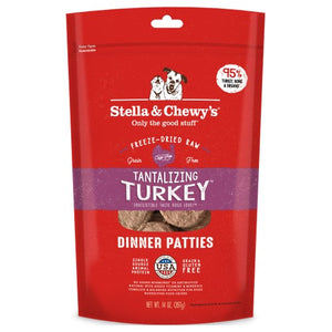 Stella & Chewy's, Dog Food, Freeze Dried, Dinner Patties, Tantalizing Turkey