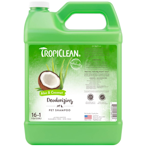 TropiClean, Dog & Cat Hygiene, Shampoos & Conditioners, Deodorising Aloe & Coconut Shampoo