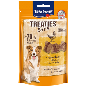 Vitakraft, Dog Treats, Treaties Bits, Chicken Bacon (By Carton)