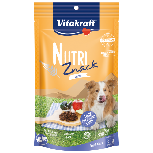 Vitakraft, Dog Treats, Air Dried, Nutri Znack, Lamb Joint Care