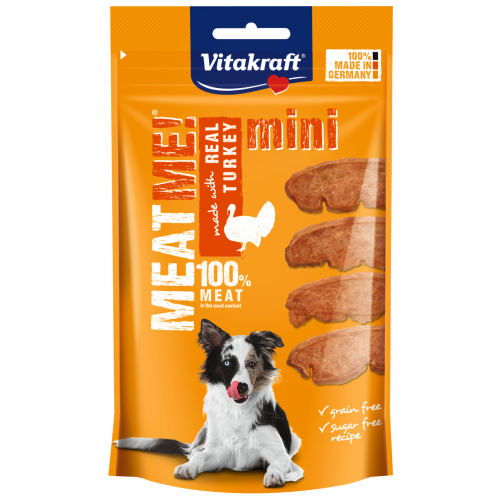 Vitakraft, Dog Treats, Meat Me!, Mini Turkey (By Carton)