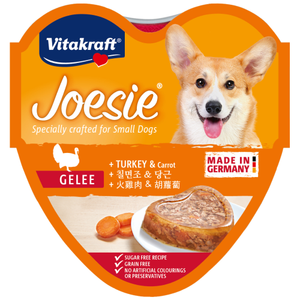 Vitakraft, Dog Wet Food, Joesie, Turkey & Carrot in Jelly (By Carton)