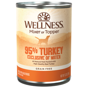 Wellness Complete Health, Dog Food, Mixers & Toppers, Grain Free, 95% Turkey