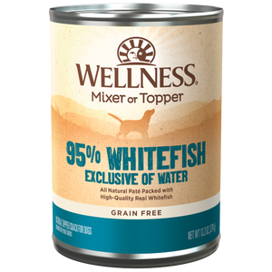 Wellness Complete Health, Dog Food, Mixers & Toppers, Grain Free, 95% Whitefish