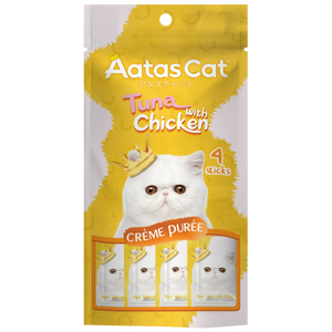 Aatas Cat, Cat Treats, Crème Purée, Tuna with Chicken (2 Sizes)