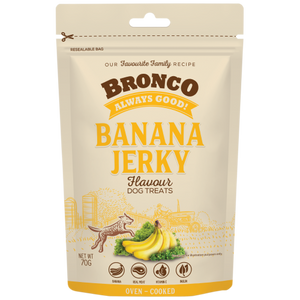 Bronco, Dog Treats, Banana Jerky (By Carton)