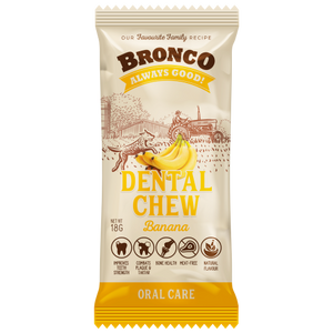 Bronco, Dog Hygiene, Oral & Dental Care, Dental Chew, Banana (By Carton)
