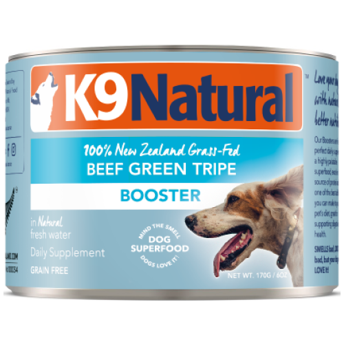 K9 Natural, Dog Food, Boosters, Beef Green Tripe (By Carton)
