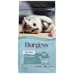 Burgess, Cat Dry Food, Kitten, Chicken