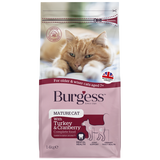 Burgess, Cat Dry Food, Mature, Turkey & Cranberry
