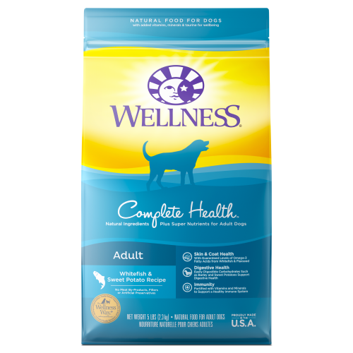 Wellness Complete Health, Dog Dry Food, Whitefish & Sweet Potato (2 Sizes)
