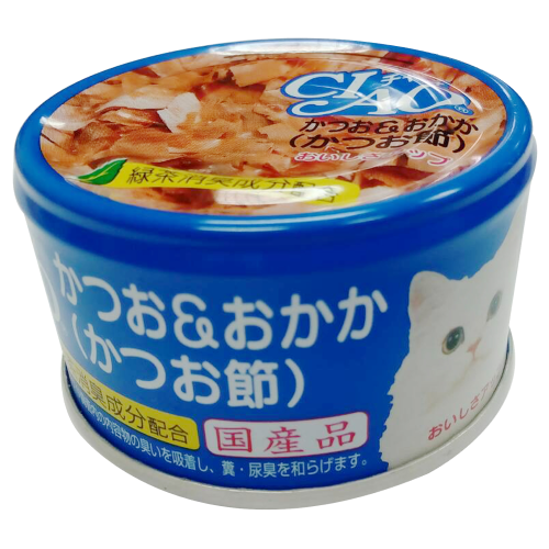 Ciao, Cat Wet Food, Jelly, White Meat Tuna with Dried Bonito