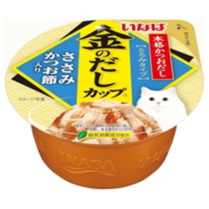 Ciao, Cat Wet Food, Kinnodashi Cup, Chicken Fillet In Gravy, Topping Dried Bonito