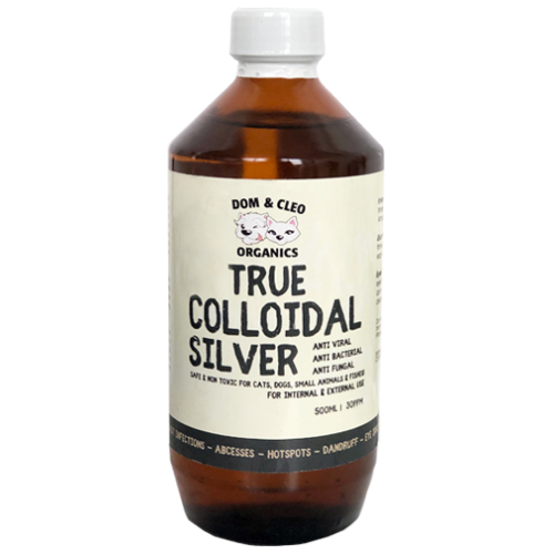 Dom & Cleo Organics, Dog and Cat Healthcare, Supplements, Colloidal Silver (2 Sizes)