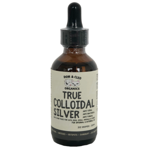 Dom & Cleo Organics, Dog and Cat Healthcare, Supplements, Colloidal Silver Dropper