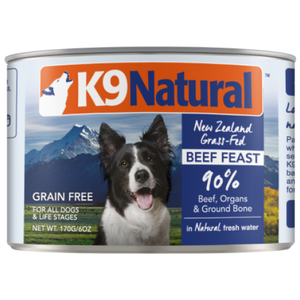 K9 Natural, Dog Wet Food, Beef (By Carton)