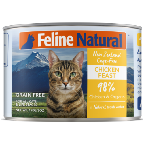 Feline Natural, Cat Wet Food, Chicken (By Carton)