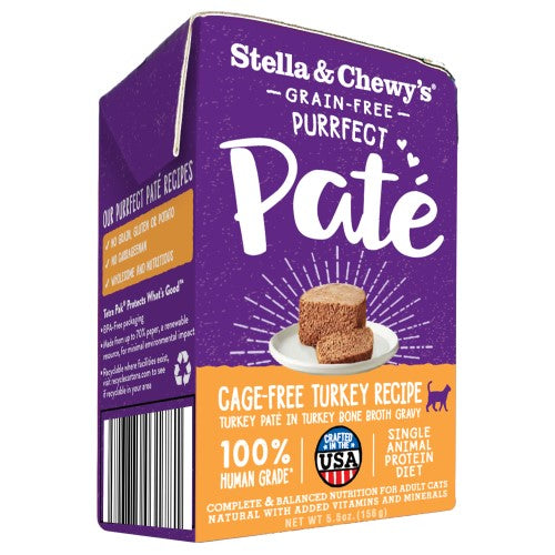Stella & Chewy's, Cat Wet Food, Purrfect Pate, Cage-Free Turkey