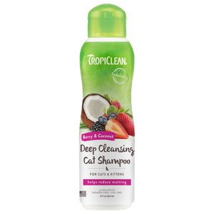TropiClean, Cat Hygiene, Shampoos & Conditioners, Deep Cleansing Berry & Coconut Shampoo