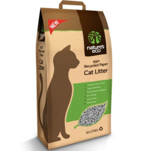 Nature's Eco, Cat Hygiene, Litter, Recycled Paper Cat Litter (2 Sizes)