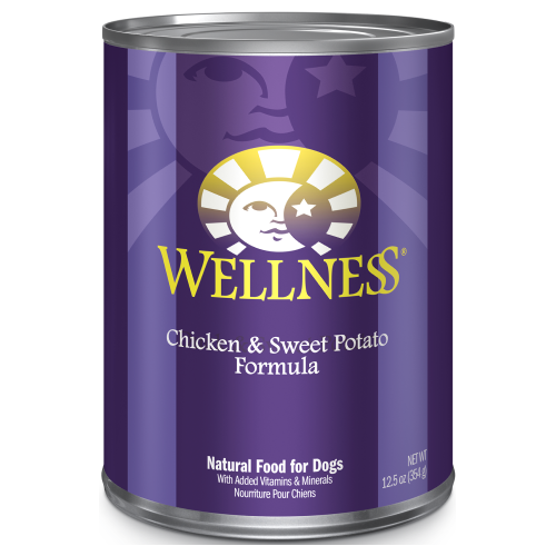 Wellness Complete Health, Dog Wet Food, Pate, Chicken & Sweet Potato