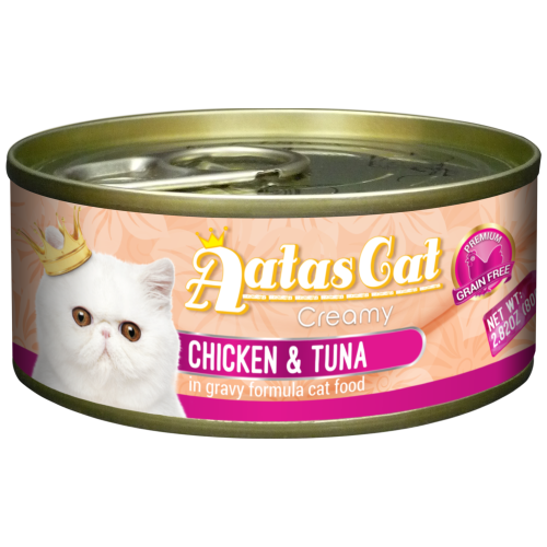 Aatas Cat, Cat Wet Food, Creamy Chicken & Tuna (By Carton)