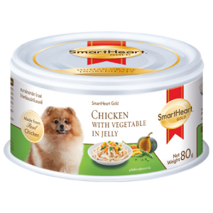 SmartHeart Gold, Dog Wet Food, Chicken with Vegetable in Jelly