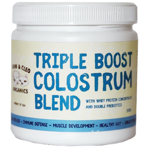 Dom & Cleo Organics, Dog and Cat Healthcare, Supplements, Triple Boost Colostrum Blend