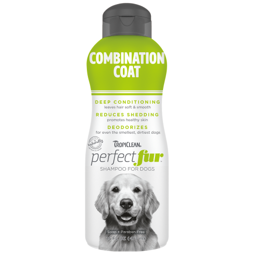 TropiClean, Dog Hygiene, Shampoos & Conditioners, PerfectFur Combination Coat Shampoo