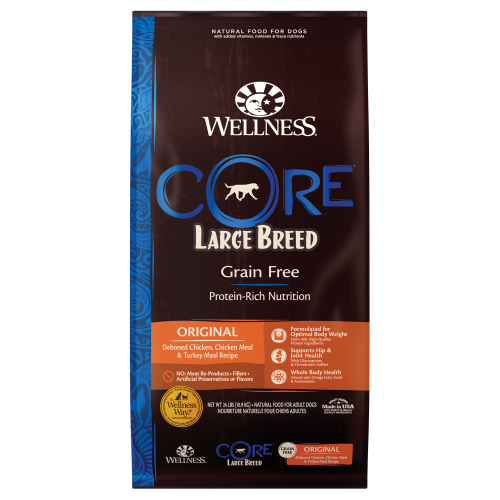 Wellness Core, Dog Dry Food, Large Breed, Adult, Deboned Chicken, Chicken & Turkey Meal