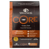 Wellness Core, Dog Dry Food, Grain Free, Original, Deboned Turkey, Turkey & Chicken Meal (3 Sizes)