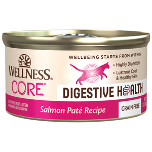 Wellness Core, Cat Wet Food, Digestive Health, Pate, Salmon