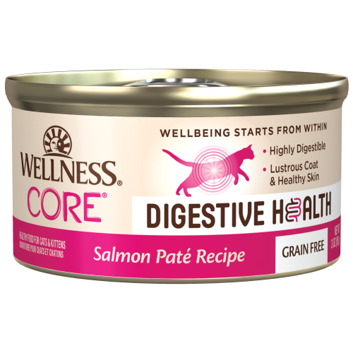 Wellness Core, Cat Wet Food, Digestive Health, Pate, Salmon