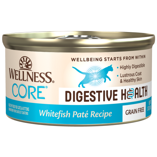 Wellness Core, Cat Wet Food, Digestive Health, Pate, Whitefish